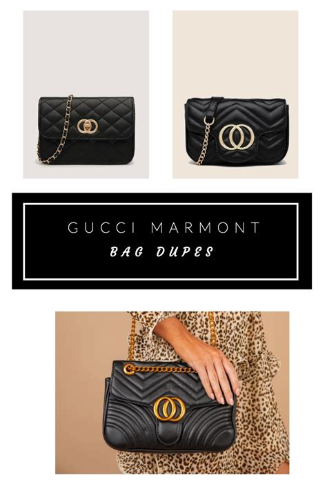 dupe gucci bags|gucci marmont bag dupe.